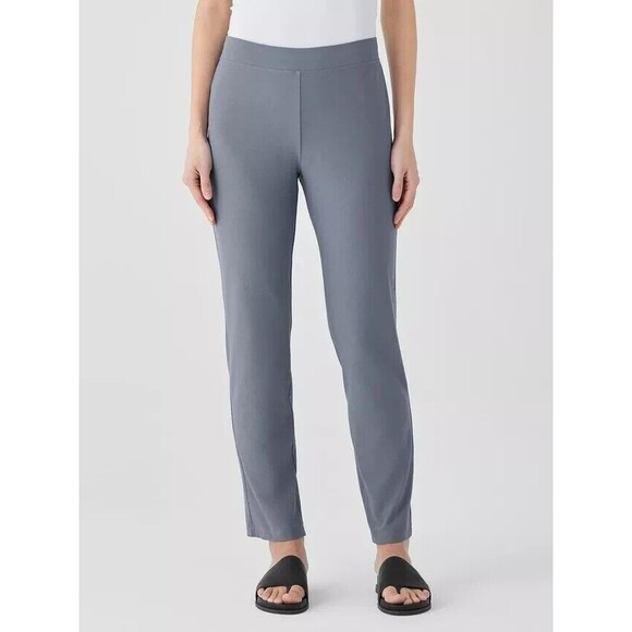Eileen Fisher Washable Stretch Crepe Women's Steel Light Grey